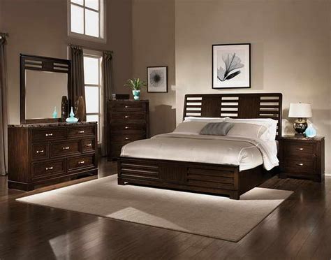 Modern Bedroom Colors With Brown Furniture